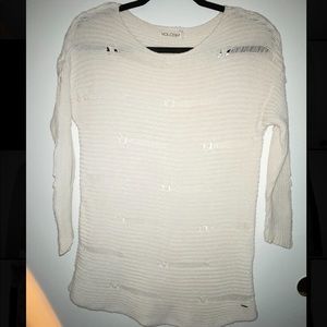 White sweater